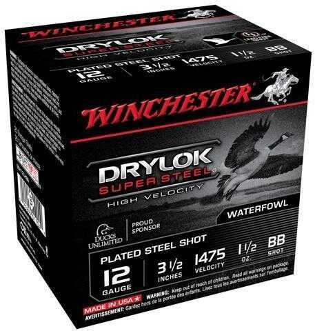 12 Gauge 25 Rounds Ammunition Winchester 3 1/2" oz Steel #BB