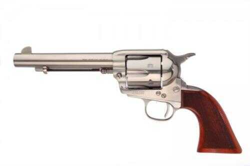 Taylor Uberti Runnin Iron Stainless 1873 Revolver 45 Colt With Low-Flat Hammer Spur And Walnut Grips 5.5" Barrel Model 4204