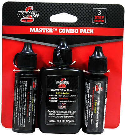 Bushmaster Firearms 3 Step Cleaning Sysatem Combo Squeeg-E System Small Bottle Md: 93600