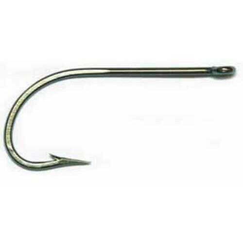 Mustad Hooks Poly Bag Stainless OShaughnessy 10/ctn 34007P-3/0