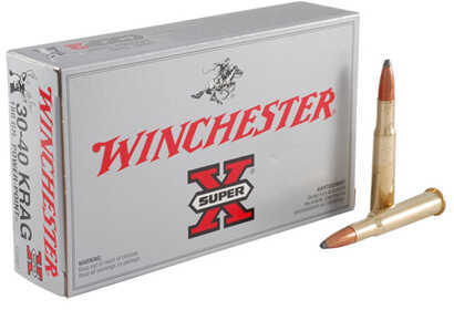 30-40 Krag 20 Rounds Ammunition Winchester 180 Grain Power-Point