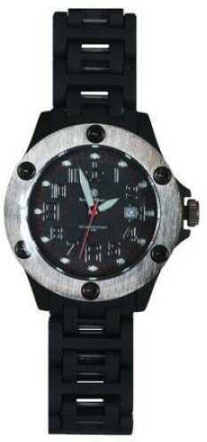Smith & Wesson Sentry Black Glowing Dial Plastic Band Watch