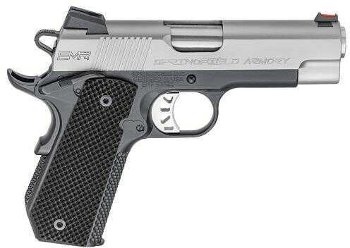 Springfield Armory 1911 EMP 40 S&W Concealed Carry Contour 4" Barrel 8 Round Stainless Slide Black Frame Semi-Auto Pistol