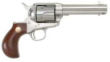 Cimarron Thunderer Stainless Steel Revolver 45 Colt 4.75" Barrel Walnut Smooth Grip Frame/Finish CA4507