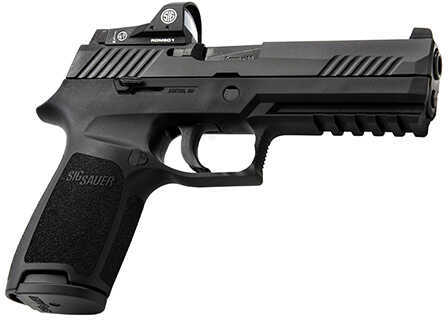 SIG Sauer P320 Nitron RX Full Size Semi Auto Pistol 9mm Luger 4.7" Barrel 10 Rounds SIGLITE Sights Romeo1 Reflex Red Dot Modular Polymer Frame/Grip Matte Black Finish