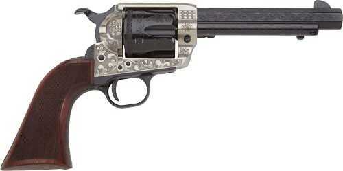E.M.F. GWII Deluxe Alchimista III 1873 .45 LC Revolver 5.5" Octagon Barrel 6 Rounds Engraved Silver