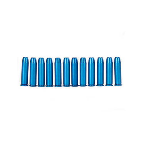 A-Zoom Pistol Metal Snap Caps 357 Magnum, Blue, Package of 12