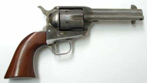 Cimarron Old Model P 4 3/4" Barrel 45 Colt/45 ACP Dual Cylinder Walnut Grip Original Finish Revolver