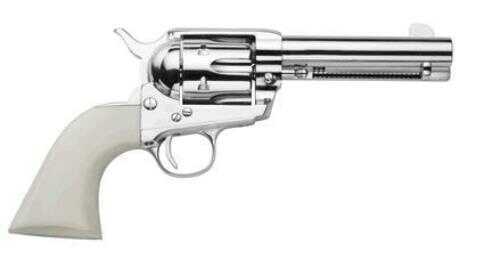 Traditions Revolver 1873 Single Action 45LC Nickel/WHT 4.75 Frontier Series 45 Colt 4.75" Barrel