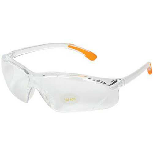 Allen Cases Shooting Glasses Clear/Orange Finish 22753
