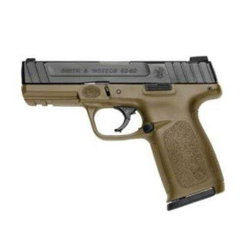 Smith & Wesson SD40 40 S&W Flat Dark Earth Frame Finish 4" Barrel 14 Round Black Slide Semi-Automatic Pistol