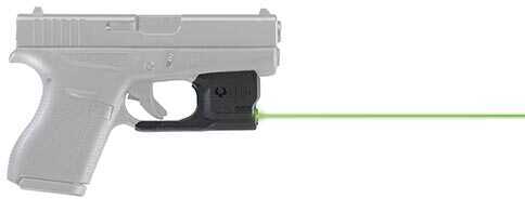 Reactor 5 Gen II Green Laser for Glock 43 with ECR Instant On IWB Holster, Black