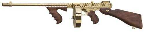 Auto-Ordnance 1927A-1 Deluxe 45 ACP 16.5" Barrel 50 Round Drum/20 Mag Walnut Stock/ Grip Titanium Finish T150DTGTS