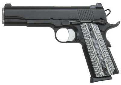 Pistol Dan Wesson Valor 9mm 5" Barrel, 10-round Magazine Capacity, Black Duty Frame Double Diamond G10 Grey