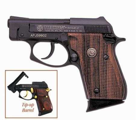 Taurus PT22 22 Long Rifle Pistol 2.75" Barrel Fixed Sights Blued With Checkered Wood 1220031