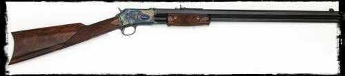 Navy Arms Lightning Deluxe SR 45 Colt Pump Action Rifle 20" Barrel Bone Charcoal Color Case Hardened Receiver 10 Round Grade 1 American Walnut Stock