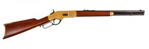 Cimarron 1866 Short Rifle 44-40 Winchester 20" Octagon Barrel 10-Round Capacity Brass Standard Blued Finish Walnut Stock CA231