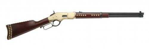 Cimarron 1866 Carbine with Brass Tacks (Indian Carbine) 45 Colt 19" Round Barrel Standard Rifle