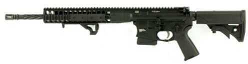 LWRC Direct Impingement Rifle Semi-automatic 5.56 NATO 16.1" Cold Hammer Forged Spiral Fluted Heavy Barrel 1:7 Twist Black Finish LWRCI Compact Stock Magpul MOE+ Grip 10Rd Modular Free Float Rail Panels A