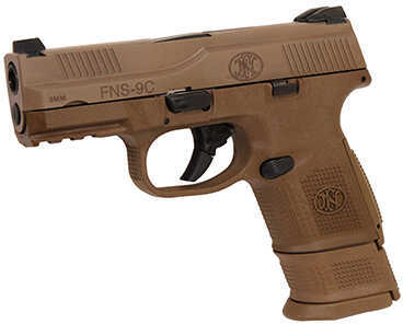 FN FNS-9C Pistol 9mm, 3.60" Barrel, 17 Rounds, Flat Dark Earth Md: 66-100159