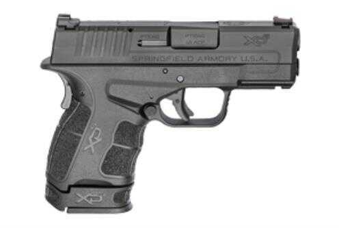 Springfield XD-S MOD.2 Pistol 45 ACP 3.3" Barrel 6+1 Rounds Fiber Optic Front Sight Black Finish