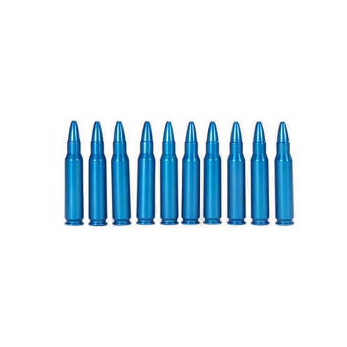 A-Zoom Rifle Metal Snap Caps <span style="font-weight:bolder; ">308</span> Winchester, Blue, Package of 10