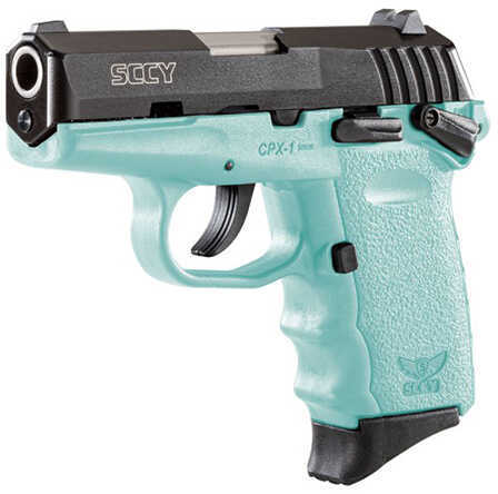 Pistol SCCY CPX-1 CBSB 9mm Black Blue With Safety 10 Round