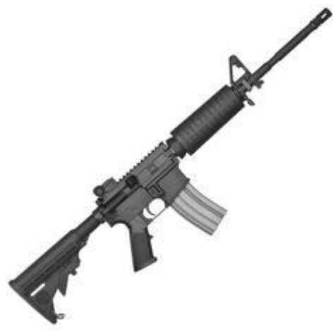 Stag Arms LLC Model 2 AR-15 223 Remington /5.56 Nato 16" Barrel Black 6 Position Stock 10 Round