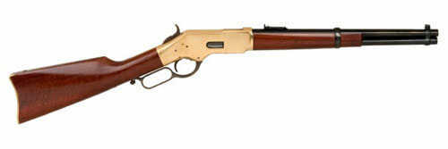 Cimarron 1866 Trapper 44-40 Winchester 16" Round Barrel 9+1 Rounds Brass Standard Blue Finish Walnut Stock CA233