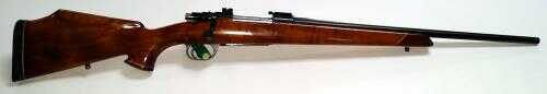 Used Custom Santa Barbara Mauser Action Rifle 270 Win With 20.5" Barrel Timney Adjustable Trigger Blued Finish And Wood Stock