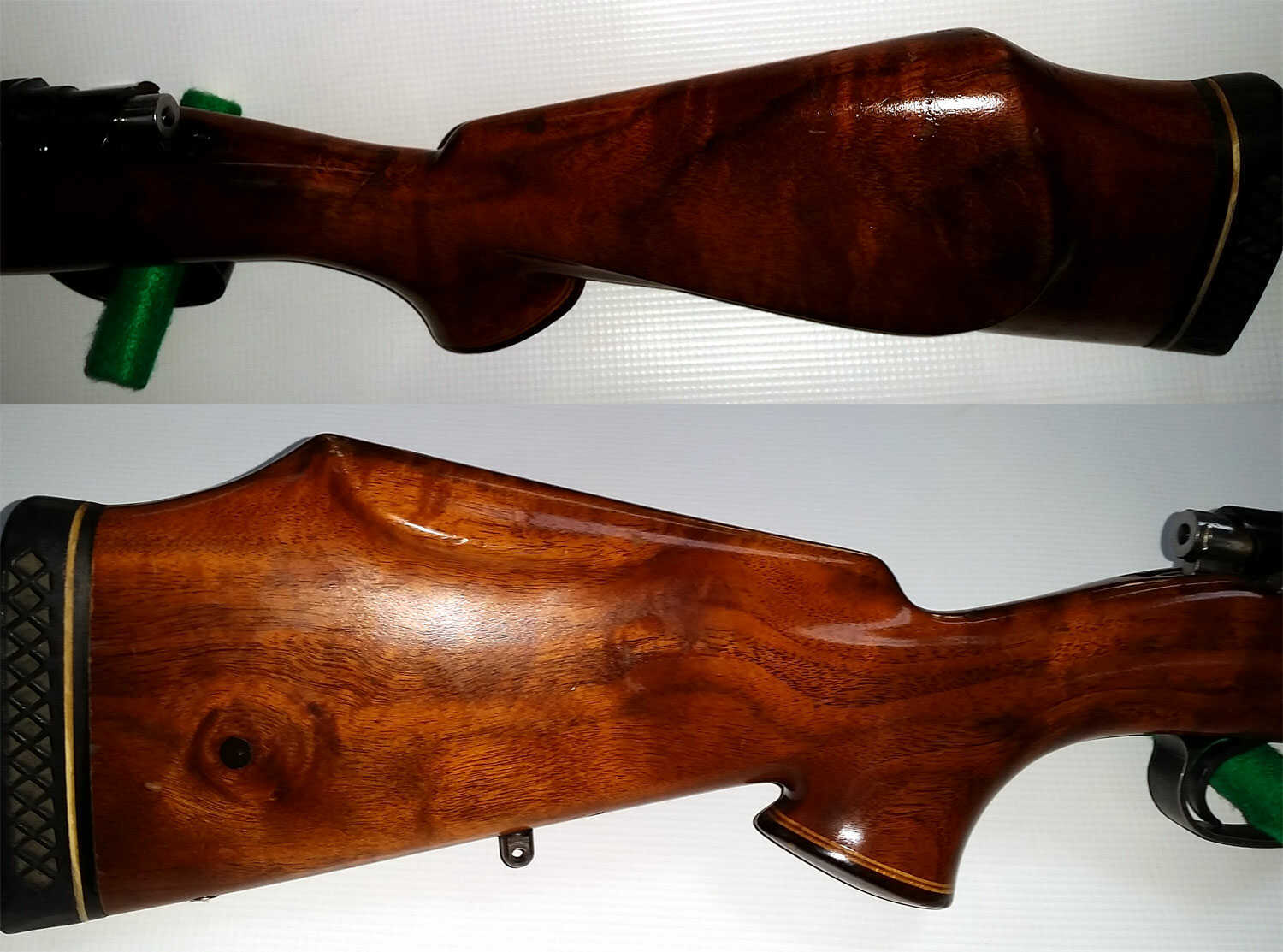 Used Custom Santa Barbara Mauser Action Rifle 270 Win With 20.5" Barrel Timney Adjustable Trigger Blued Finish And Wood Stock