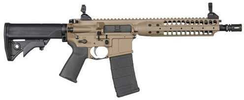 LWRC IC-A5 5.56mm NATO 14.7" Barrel 30 Round Mag Patriot Brown With Geissele Semi-Automatic Rifle