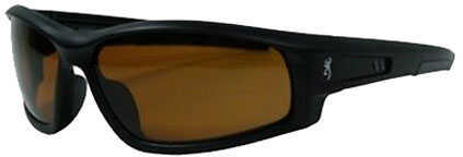 AES Outdoors Browning M-Pact Sunglasses Matte Black Frame/Polarized Amber BRN-MPA-002