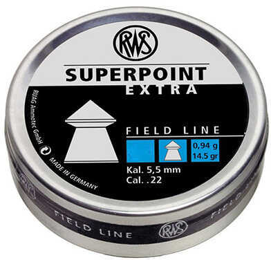 RWS Superpoint Extra Field Line Pellets .22 Caliber, Per 200 Md: 2317410