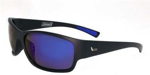 Coleman Mountaineer - Matte Black Full Frame with Blue Mirror Lens C6054 C2