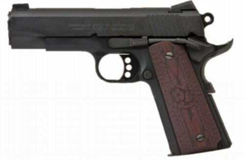 Pistol COLT LightweightCommander 9mm 4.25" Barrel Blued/Wood