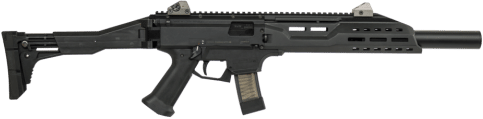 CZ USA Rifle CZ-USA Scorpion EVO 3 S1 Carbine 9mm 16.2" Barrel 20 Round Faux Suppressor Black Finish