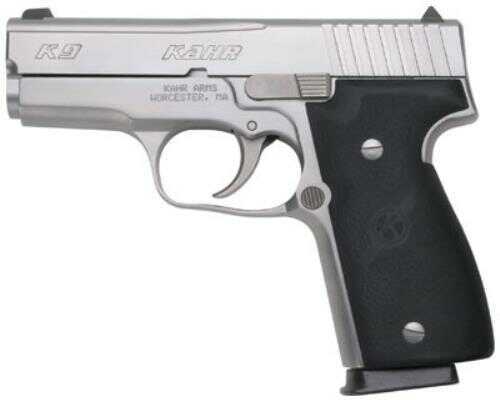 Pistol Kahr Arms K9 9mm Luger 3.5" Barrel Stanless Steel 7 Rounds CA Legal-img-0