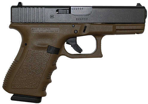 Glock Semi-Auto Pistol G23 G3 Flat Dark Earth 40S&W 13+1 Rounds Fixed Sights With 2- Mags And Accessory Case Barrel 4.02"