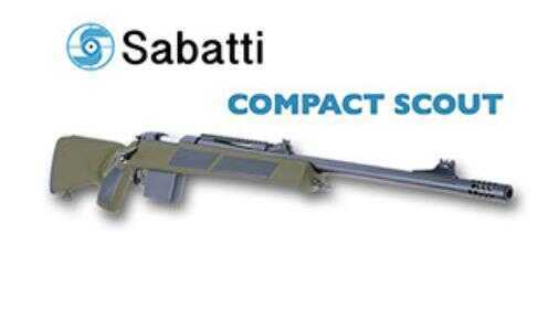 Sabatti Rover Scout OD Green 223 Remington 19" Threaded Barrel 4 Round Bolt Action Rifle