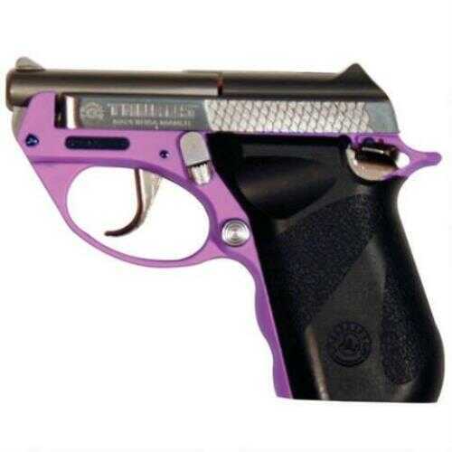Taurus Semi-Auto Pistol PT-22 22 Long Rifle Stainless Steel Lavender 8+1 Rounds 2.75" Tip Up Barrel 1-220039PLYL