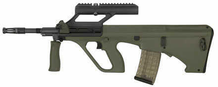 Steyr Aug A3 M1 5.56mm X 45mm NATO 16" Barrel 30 Round Mud With Extention Rail Semi-Automatic Rifle AUGM1MUDH2