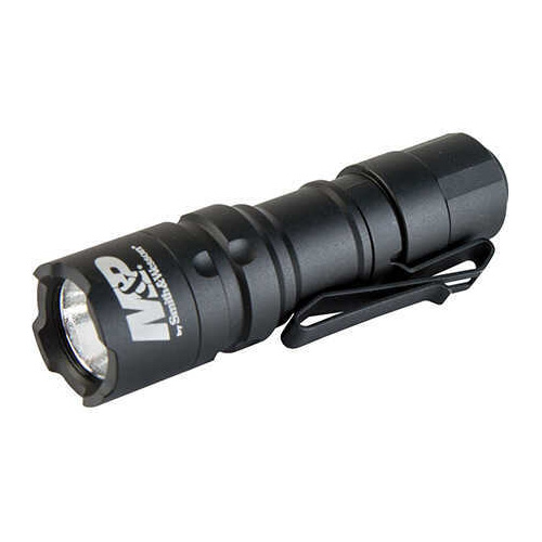 Smith & Wesson Accessories Delta Force Flashlight CS-20, LED with 1 CR123A Battery Aluminum Black Md: 110147