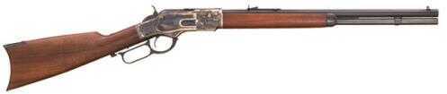 Cimarron 1873 Short Rifle 38 WCF 20" Octagon Barrel 10+1 Capacity Case Hardened Standard Blued Finish Walnt Stock CA283