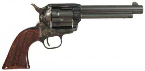 Taylor Uberti 1873 Gambler Revolver 45 Colt 4.75" Barrel With Fancy Checkered Walnut Grip And Case Hardened Frame