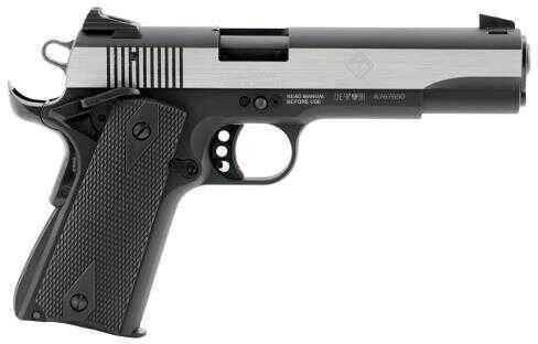 ATI GSG 1911 HGA Pistol 22 Long Rifle 5" Threaded Barrel Black Frame With Stainless Steel Slide 10 Round GERG2210M1911S