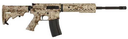 Diamondback Firearms Semi Automatic Rifle 223 Remington /5.56 Nato 4 Rail 16" Chrome Moly M 4 Free Floating Barrel Black Matte Military Digi Tan Camo Magpul Sights DB15DCTMPS
