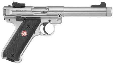 Ruger Mark IV Target Pistol 22 Long Rifle 5.5'' Barrel Stainless Steel Finish