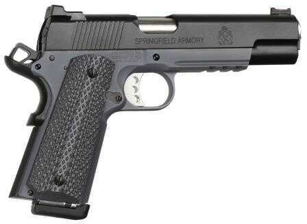 Click to see larger image. Springfield Armory Semi-auto Pistol 1911 9mm Combat Operator 10 Round G10 Grips Black Slide/Gray Frame 5