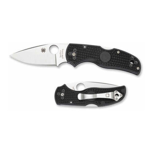 Spyderco Native5 Lightweight Black Plain Edge Folding Knife Md: C41PBK5